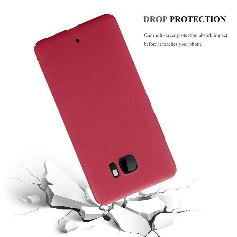 Cadorabo Hülle kompatibel mit HTC U ULTRA Hard Case Schutzhülle in Frosted Optik gegen Kratzer und Stöße