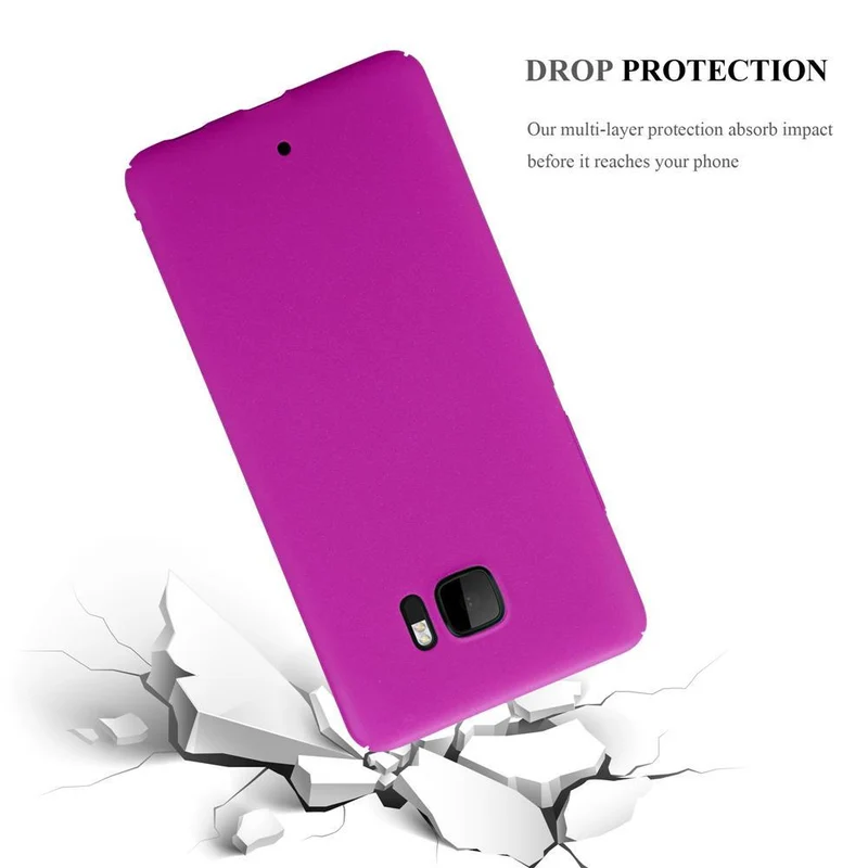 Cadorabo Hülle kompatibel mit HTC U ULTRA Hard Case Schutzhülle in Frosted Optik gegen Kratzer und Stöße