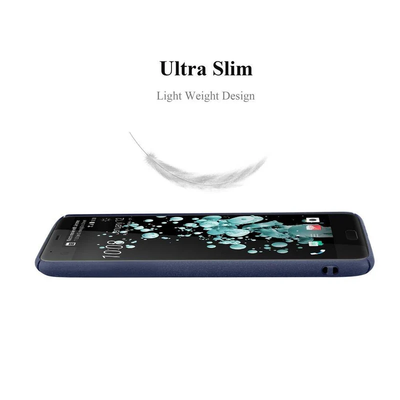 Cadorabo Hülle kompatibel mit HTC U ULTRA Hard Case Schutzhülle in Frosted Optik gegen Kratzer und Stöße