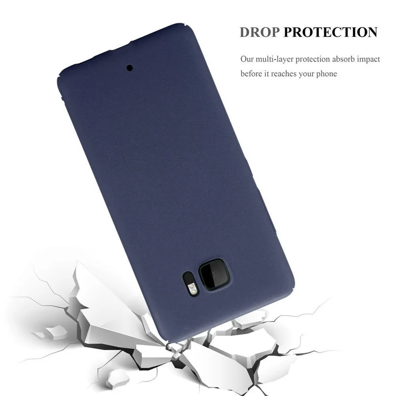 Cadorabo Hülle kompatibel mit HTC U ULTRA Hard Case Schutzhülle in Frosted Optik gegen Kratzer und Stöße