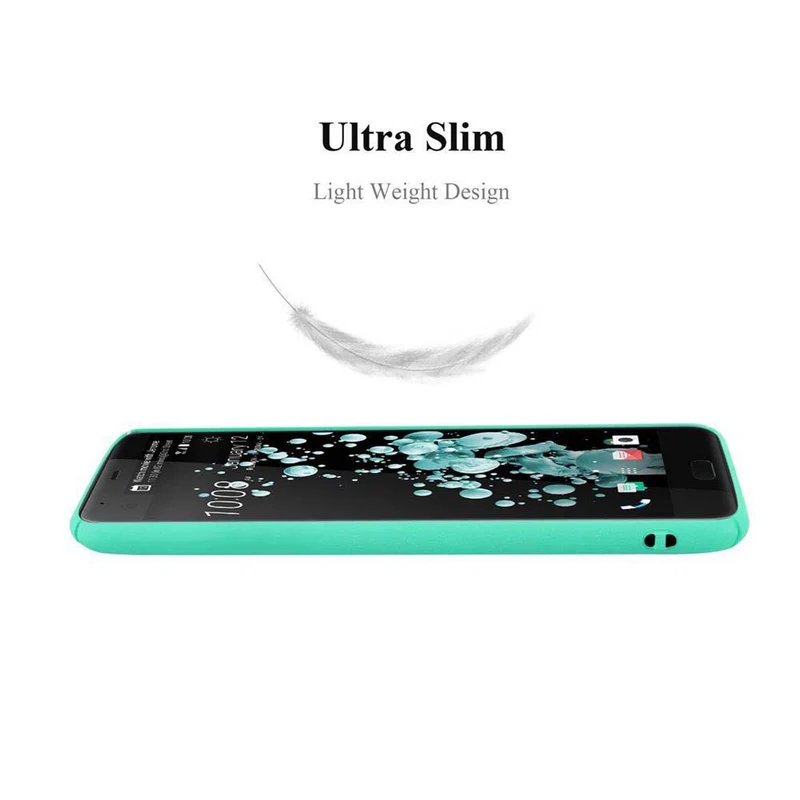 Cadorabo Hülle kompatibel mit HTC U ULTRA Hard Case Schutzhülle in Frosted Optik gegen Kratzer und Stöße