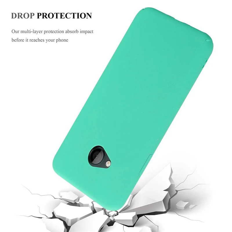 Cadorabo Hülle kompatibel mit HTC U PLAY Hard Case Schutzhülle in Frosted Optik gegen Kratzer und Stöße