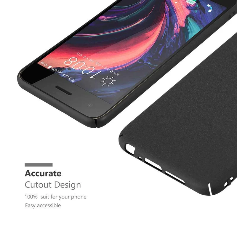 Cadorabo Hülle kompatibel mit HTC ONE A9 Hard Case Schutzhülle in Frosted Optik gegen Kratzer und Stöße