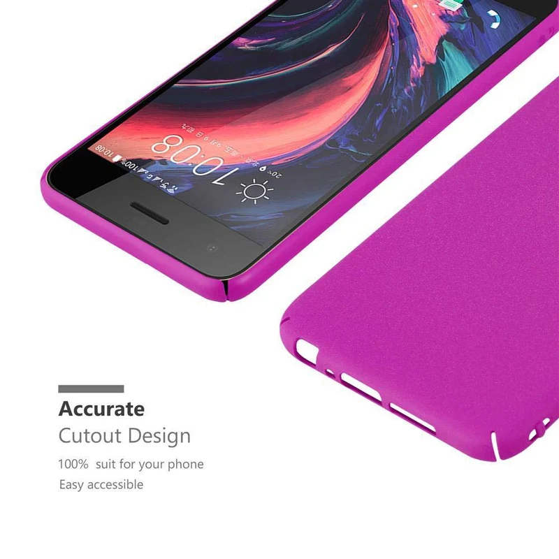 Cadorabo Hülle kompatibel mit HTC ONE A9 Hard Case Schutzhülle in Frosted Optik gegen Kratzer und Stöße
