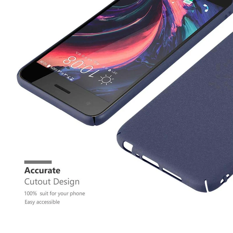 Cadorabo Hülle kompatibel mit HTC ONE A9 Hard Case Schutzhülle in Frosted Optik gegen Kratzer und Stöße