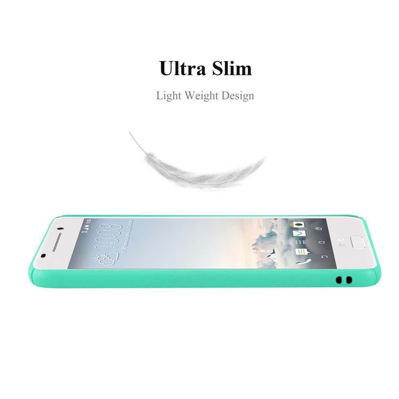 Cadorabo Hülle kompatibel mit HTC ONE A9 Hard Case Schutzhülle in Frosted Optik gegen Kratzer und Stöße