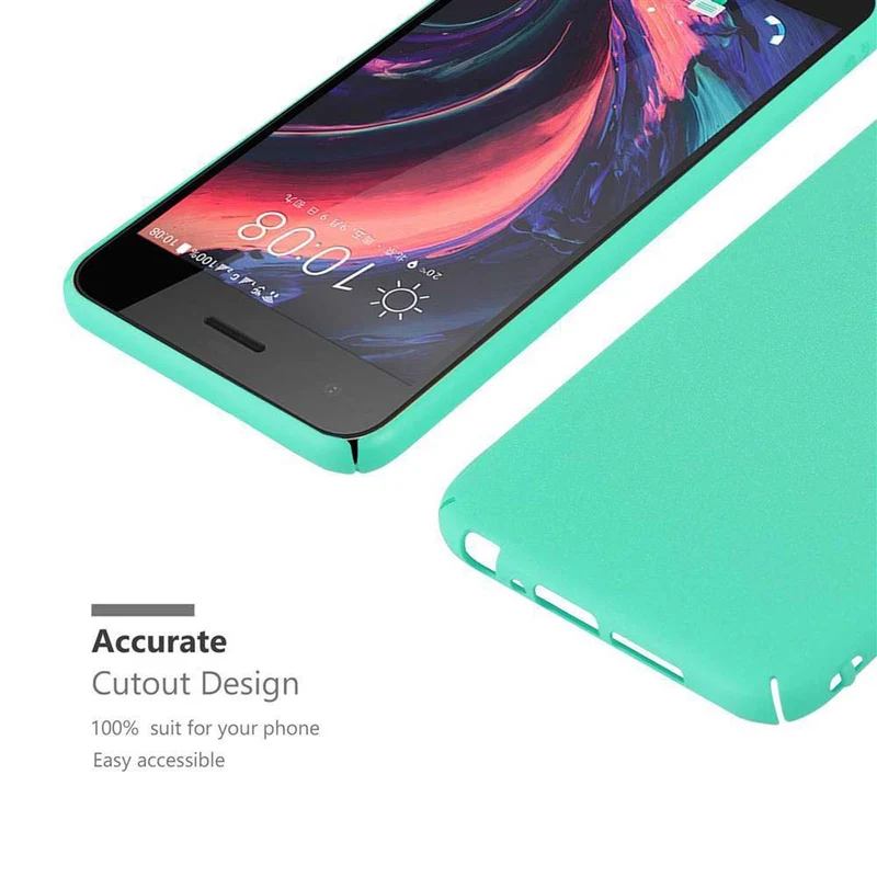 Cadorabo Hülle kompatibel mit HTC ONE A9 Hard Case Schutzhülle in Frosted Optik gegen Kratzer und Stöße