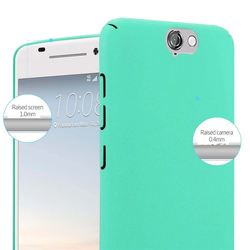Cadorabo Hülle kompatibel mit HTC ONE A9 Hard Case Schutzhülle in Frosted Optik gegen Kratzer und Stöße