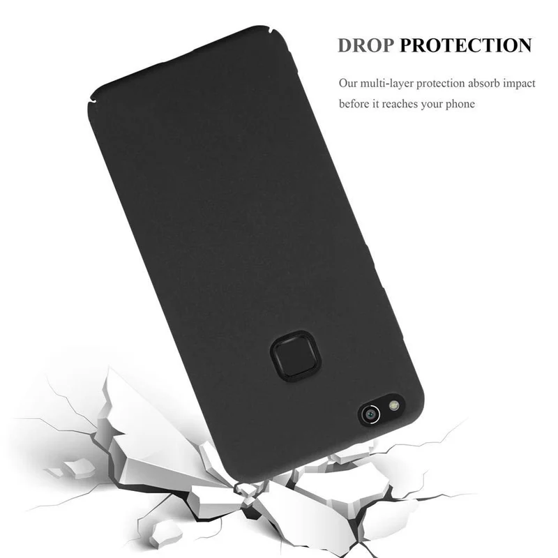 Cadorabo Hülle kompatibel mit Huawei P10 LITE Hard Case Schutzhülle in Frosted Optik gegen Kratzer und Stöße