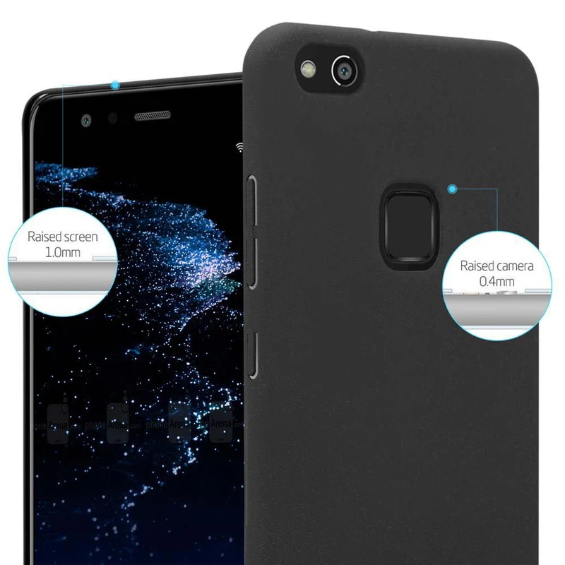 Cadorabo Hülle kompatibel mit Huawei P10 LITE Hard Case Schutzhülle in Frosted Optik gegen Kratzer und Stöße