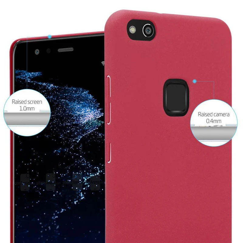 Cadorabo Hülle kompatibel mit Huawei P10 LITE Hard Case Schutzhülle in Frosted Optik gegen Kratzer und Stöße