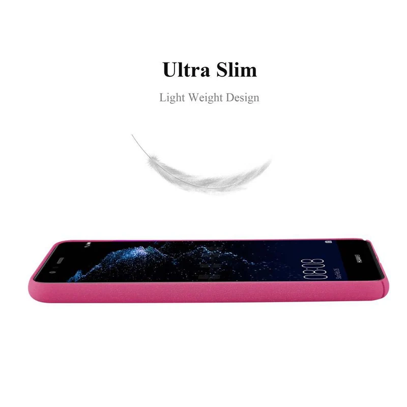 Cadorabo Hülle kompatibel mit Huawei P10 LITE Hard Case Schutzhülle in Frosted Optik gegen Kratzer und Stöße