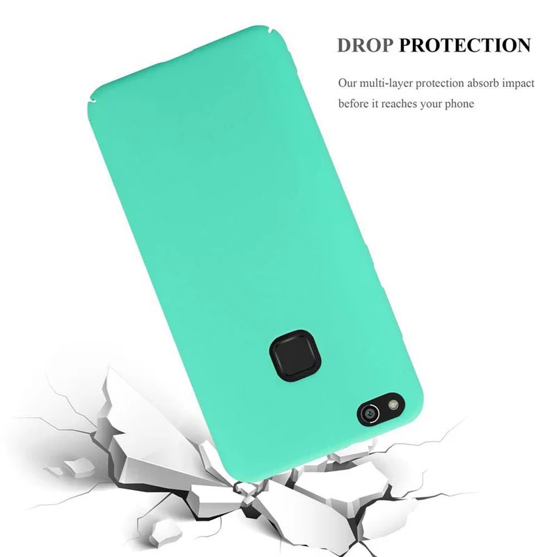 Cadorabo Hülle kompatibel mit Huawei P10 LITE Hard Case Schutzhülle in Frosted Optik gegen Kratzer und Stöße