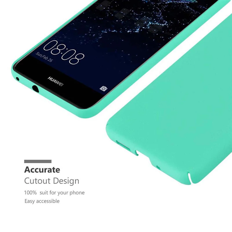 Cadorabo Hülle kompatibel mit Huawei P10 LITE Hard Case Schutzhülle in Frosted Optik gegen Kratzer und Stöße