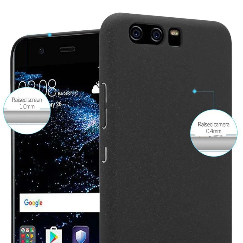 Cadorabo Hülle kompatibel mit Huawei P10 Hard Case Schutzhülle in Frosted Optik gegen Kratzer und Stöße