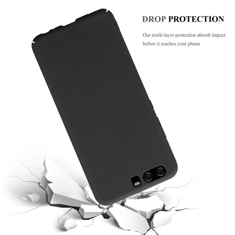Cadorabo Hülle kompatibel mit Huawei P10 Hard Case Schutzhülle in Frosted Optik gegen Kratzer und Stöße