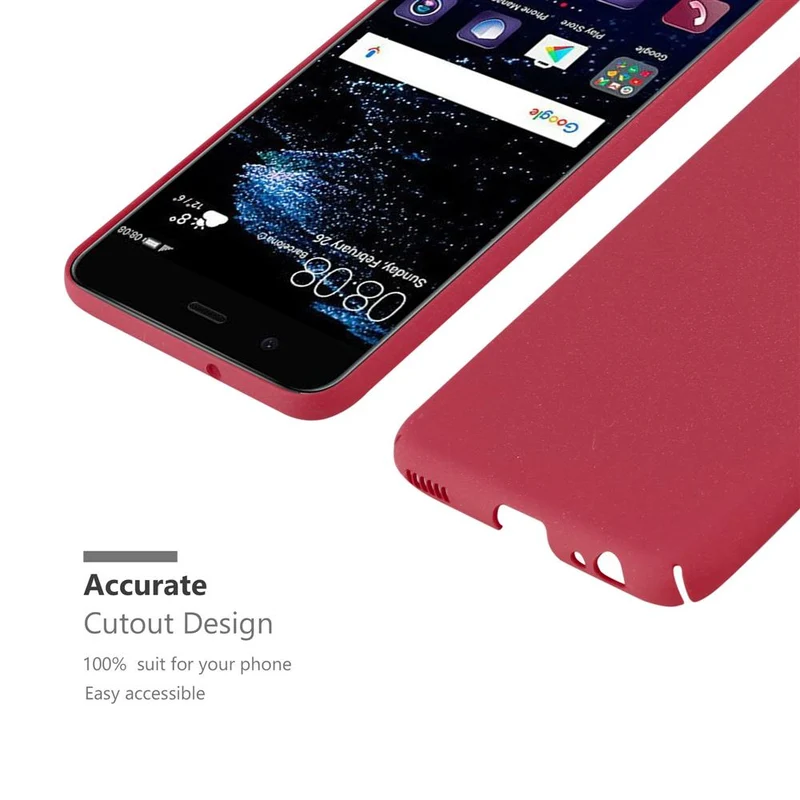 Cadorabo Hülle kompatibel mit Huawei P10 Hard Case Schutzhülle in Frosted Optik gegen Kratzer und Stöße