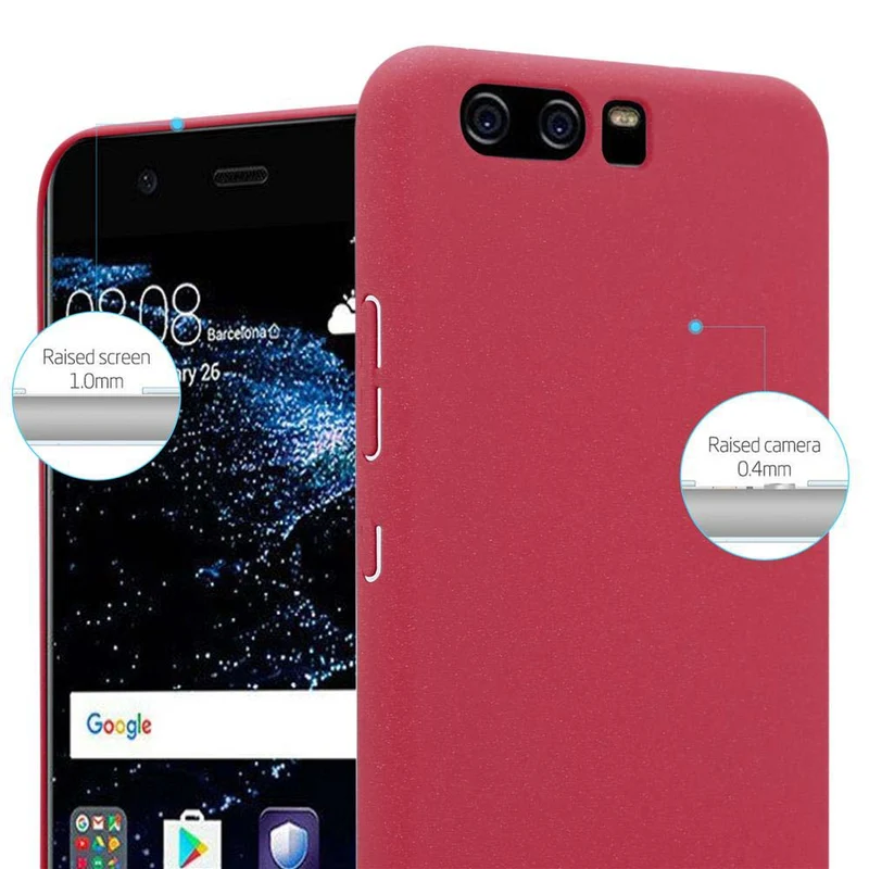 Cadorabo Hülle kompatibel mit Huawei P10 Hard Case Schutzhülle in Frosted Optik gegen Kratzer und Stöße