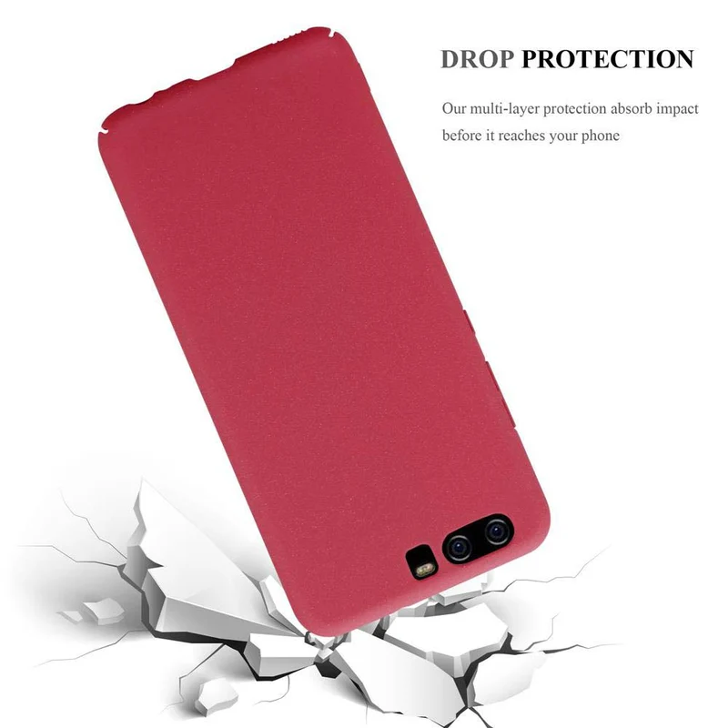 Cadorabo Hülle kompatibel mit Huawei P10 Hard Case Schutzhülle in Frosted Optik gegen Kratzer und Stöße