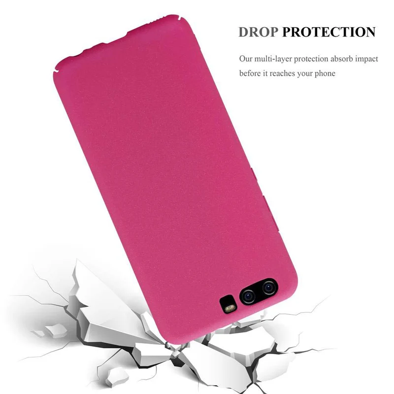 Cadorabo Hülle kompatibel mit Huawei P10 Hard Case Schutzhülle in Frosted Optik gegen Kratzer und Stöße
