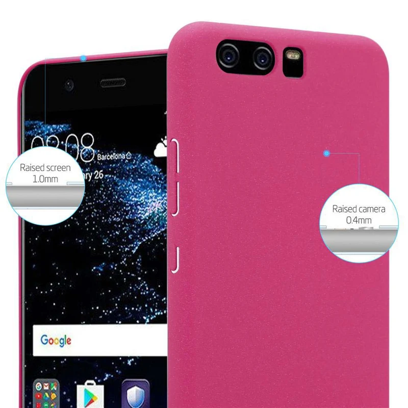 Cadorabo Hülle kompatibel mit Huawei P10 Hard Case Schutzhülle in Frosted Optik gegen Kratzer und Stöße