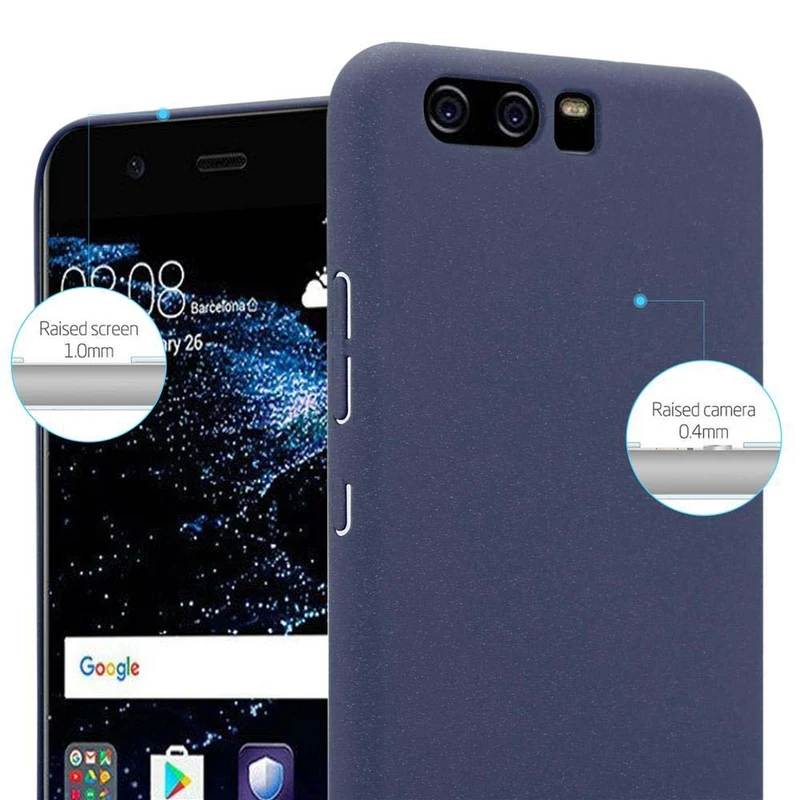 Cadorabo Hülle kompatibel mit Huawei P10 Hard Case Schutzhülle in Frosted Optik gegen Kratzer und Stöße