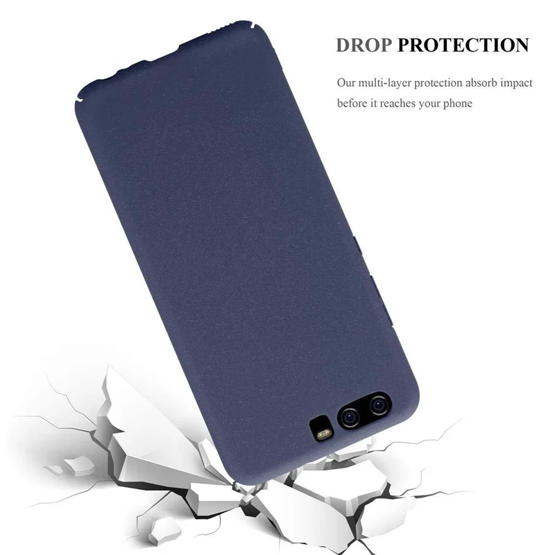 Cadorabo Hülle kompatibel mit Huawei P10 Hard Case Schutzhülle in Frosted Optik gegen Kratzer und Stöße