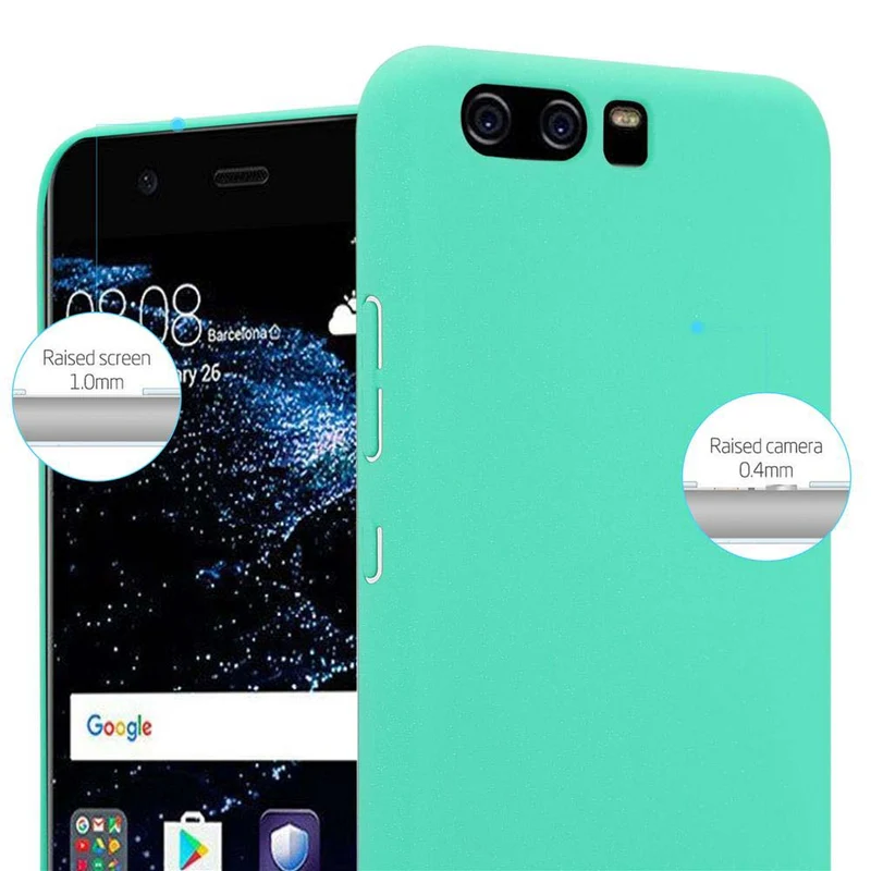 Cadorabo Hülle kompatibel mit Huawei P10 Hard Case Schutzhülle in Frosted Optik gegen Kratzer und Stöße