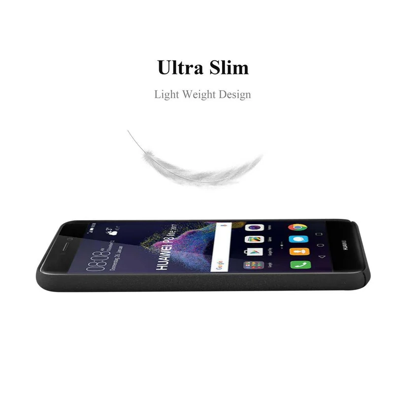 Cadorabo Hülle kompatibel mit Huawei P8 LITE 2017 / P9 LITE 2017 Hard Case Schutzhülle in Frosted Optik gegen Kratzer und Stöße
