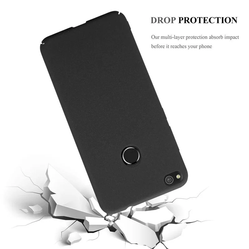 Cadorabo Hülle kompatibel mit Huawei P8 LITE 2017 / P9 LITE 2017 Hard Case Schutzhülle in Frosted Optik gegen Kratzer und Stöße