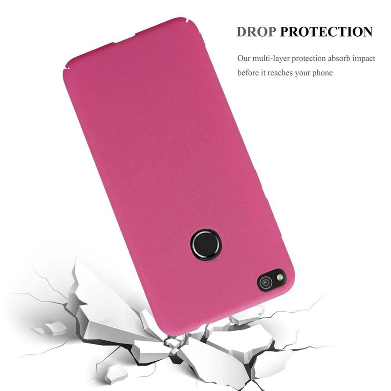 Cadorabo Hülle kompatibel mit Huawei P8 LITE 2017 / P9 LITE 2017 Hard Case Schutzhülle in Frosted Optik gegen Kratzer und Stöße