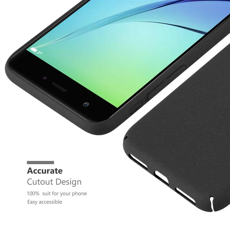 Cadorabo Hülle kompatibel mit Huawei NOVA Hard Case Schutzhülle in Frosted Optik gegen Kratzer und Stöße