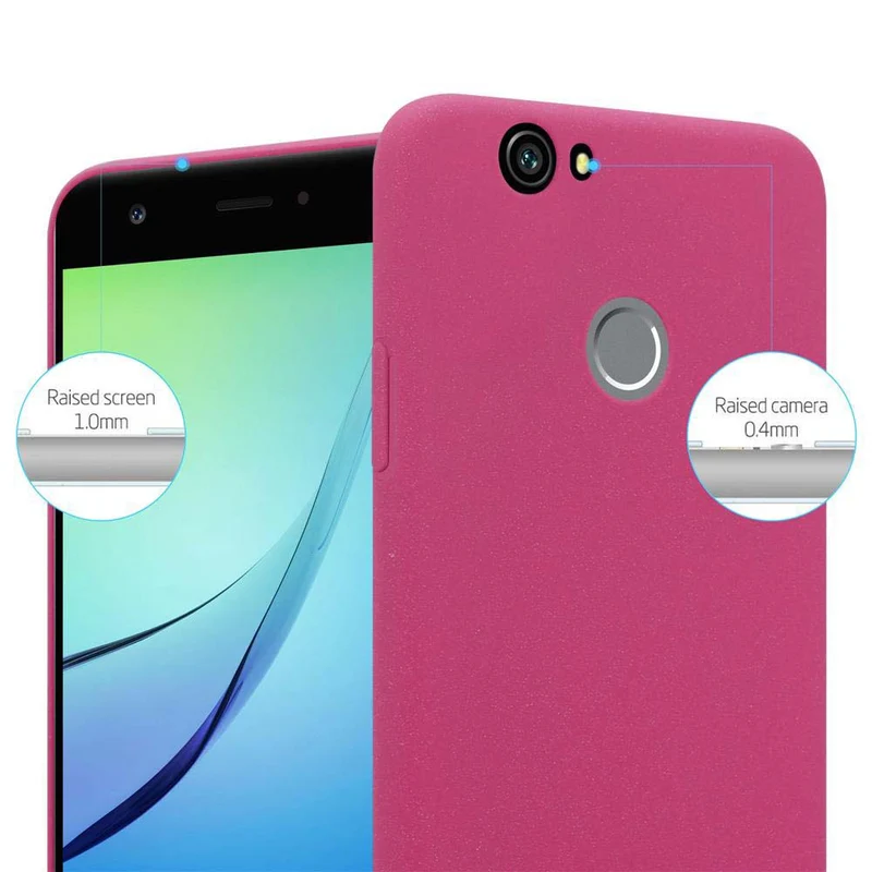 Cadorabo Hülle kompatibel mit Huawei NOVA Hard Case Schutzhülle in Frosted Optik gegen Kratzer und Stöße
