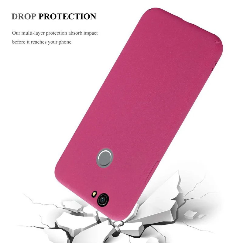 Cadorabo Hülle kompatibel mit Huawei NOVA Hard Case Schutzhülle in Frosted Optik gegen Kratzer und Stöße