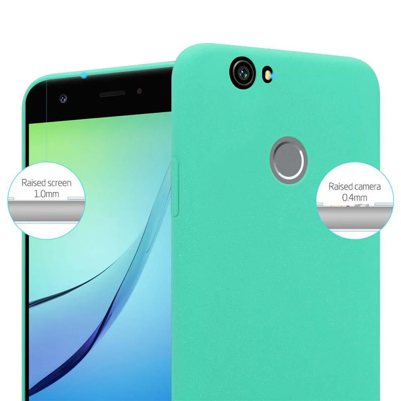 Cadorabo Hülle kompatibel mit Huawei NOVA Hard Case Schutzhülle in Frosted Optik gegen Kratzer und Stöße