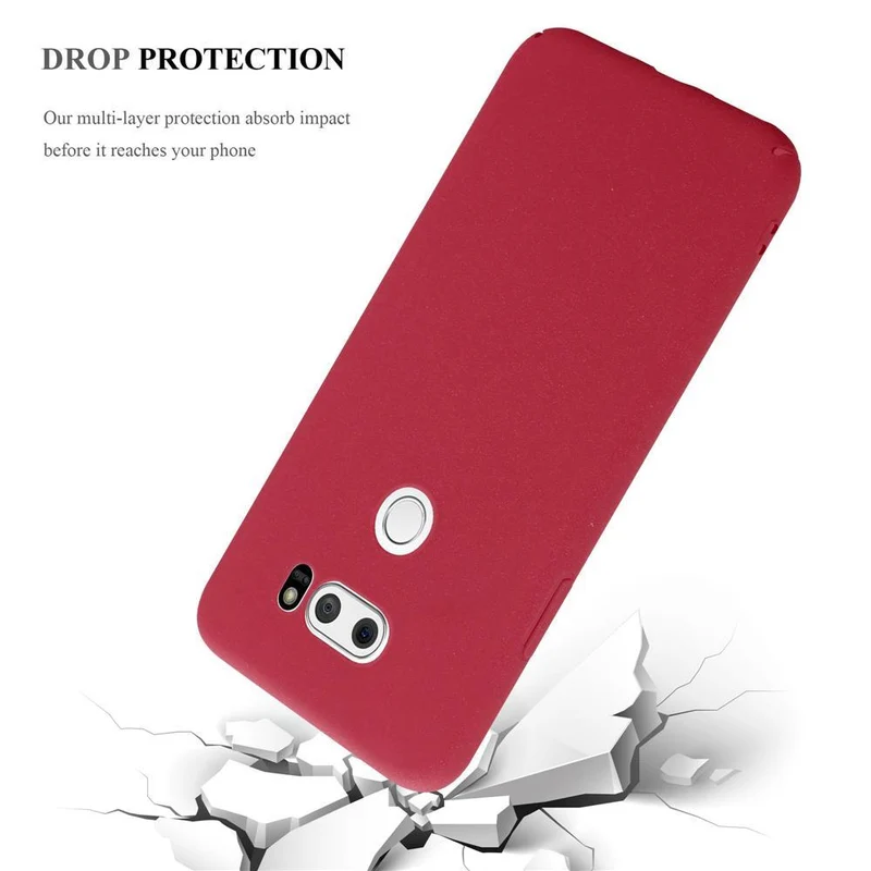 Cadorabo Hülle kompatibel mit LG V30 / V30+ / V30S / V30S+ Hard Case Schutzhülle in Frosted Optik gegen Kratzer und Stöße