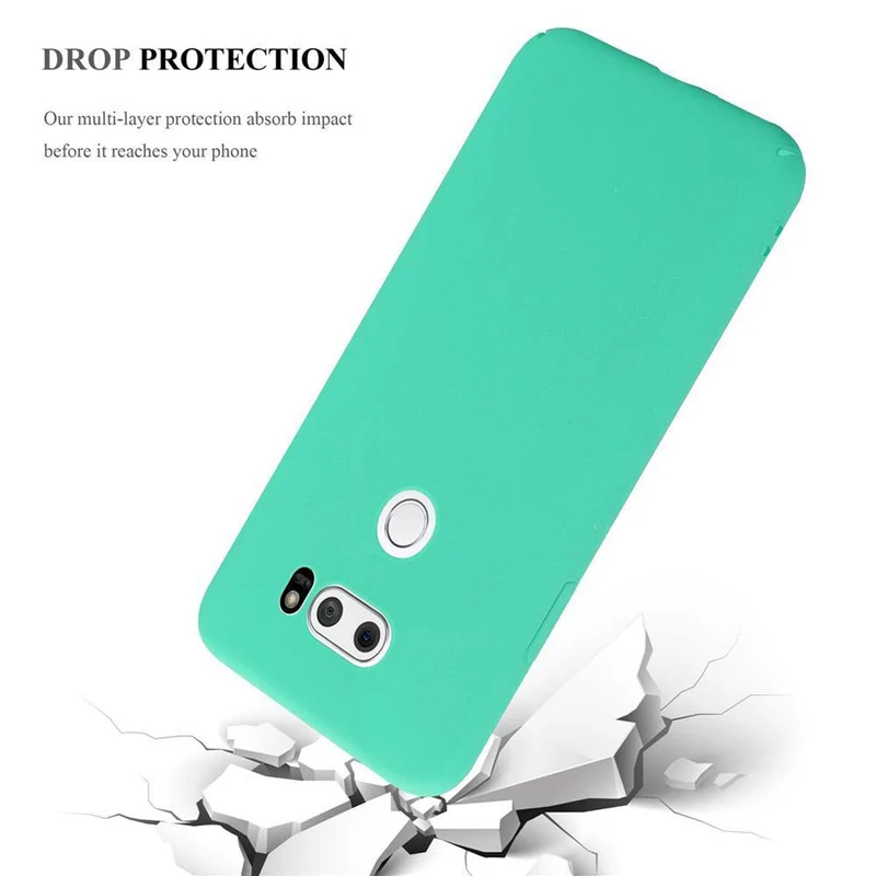 Cadorabo Hülle kompatibel mit LG V30 / V30+ / V30S / V30S+ Hard Case Schutzhülle in Frosted Optik gegen Kratzer und Stöße