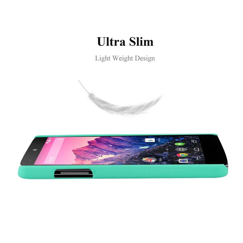 Cadorabo Hülle kompatibel mit LG Google NEXUS 5 Hard Case Schutzhülle in Frosted Optik gegen Kratzer und Stöße