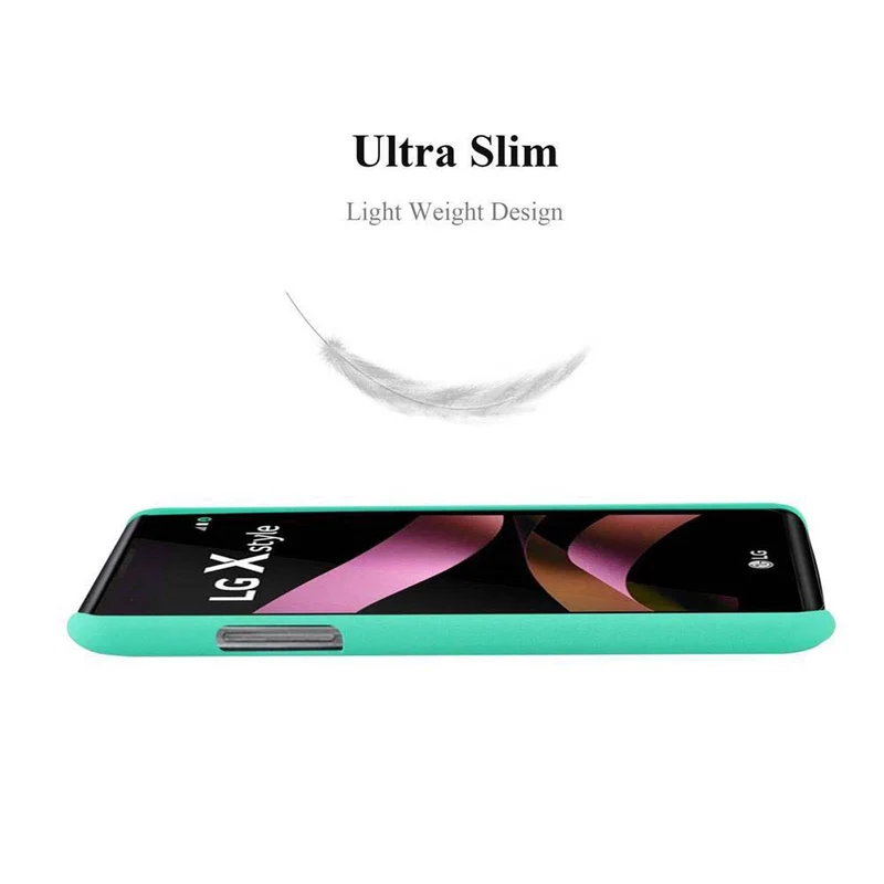 Cadorabo Hülle kompatibel mit LG X POWER Hard Case Schutzhülle in Frosted Optik gegen Kratzer und Stöße