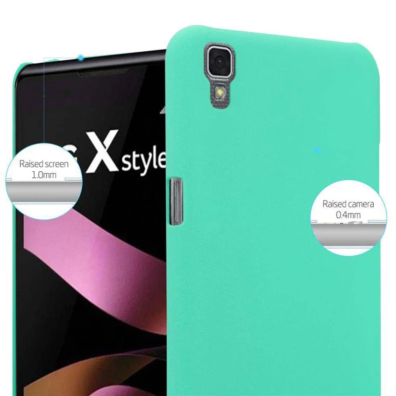 Cadorabo Hülle kompatibel mit LG X POWER Hard Case Schutzhülle in Frosted Optik gegen Kratzer und Stöße