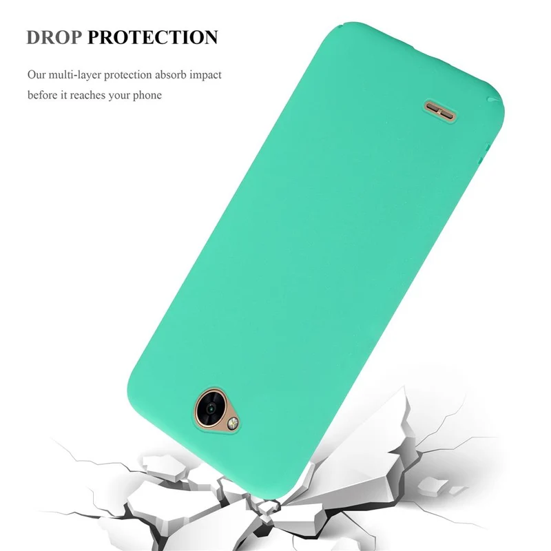 Cadorabo Hülle kompatibel mit LG X POWER 2 Hard Case Schutzhülle in Frosted Optik gegen Kratzer und Stöße