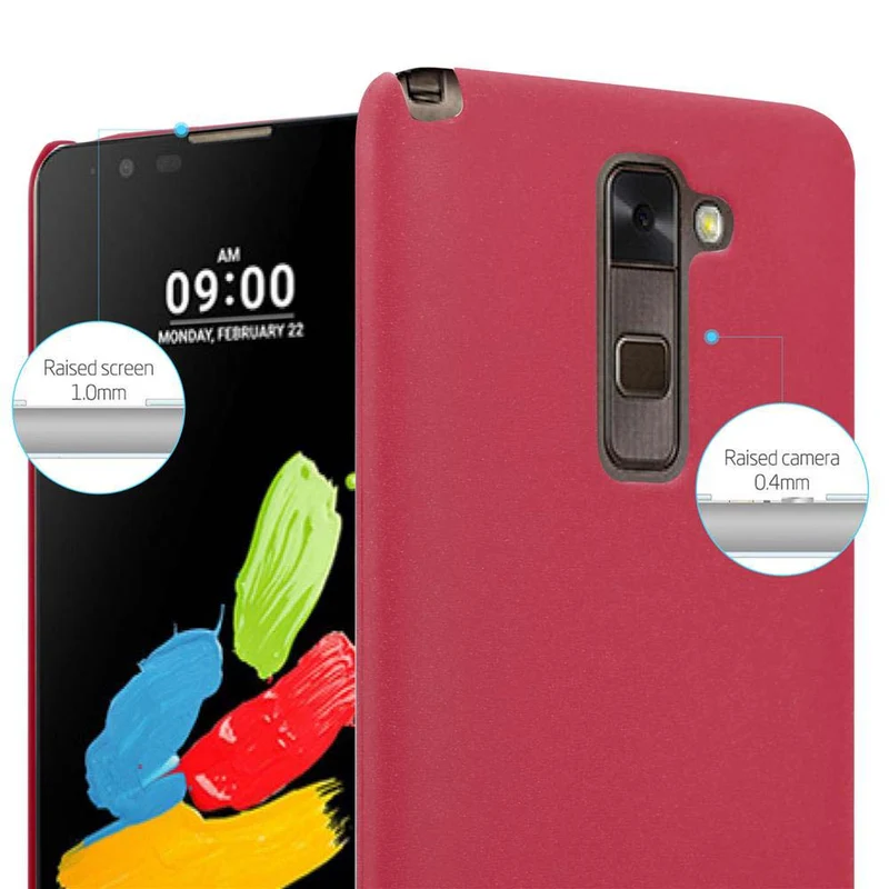 Cadorabo Hülle kompatibel mit LG STYLUS 2 Hard Case Schutzhülle in Frosted Optik gegen Kratzer und Stöße