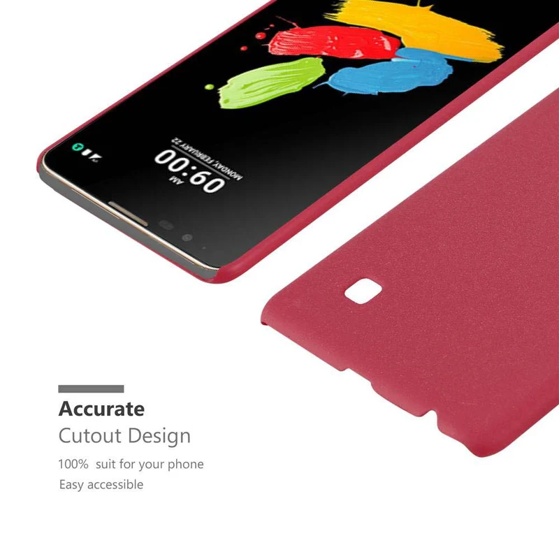 Cadorabo Hülle kompatibel mit LG STYLUS 2 Hard Case Schutzhülle in Frosted Optik gegen Kratzer und Stöße