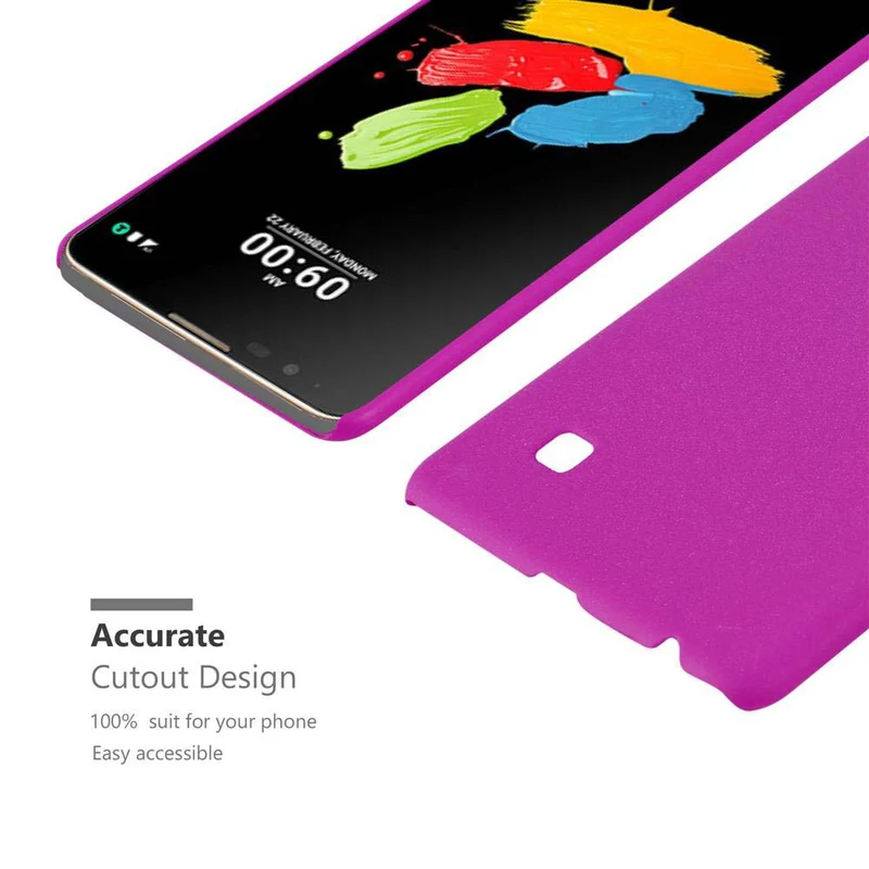 Cadorabo Hülle kompatibel mit LG STYLUS 2 Hard Case Schutzhülle in Frosted Optik gegen Kratzer und Stöße