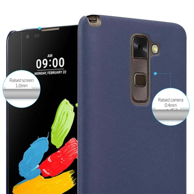 Cadorabo Hülle kompatibel mit LG STYLUS 2 Hard Case Schutzhülle in Frosted Optik gegen Kratzer und Stöße