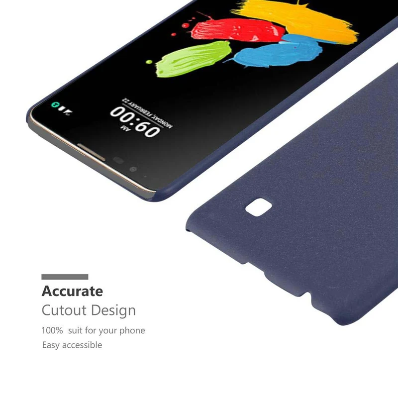 Cadorabo Hülle kompatibel mit LG STYLUS 2 Hard Case Schutzhülle in Frosted Optik gegen Kratzer und Stöße