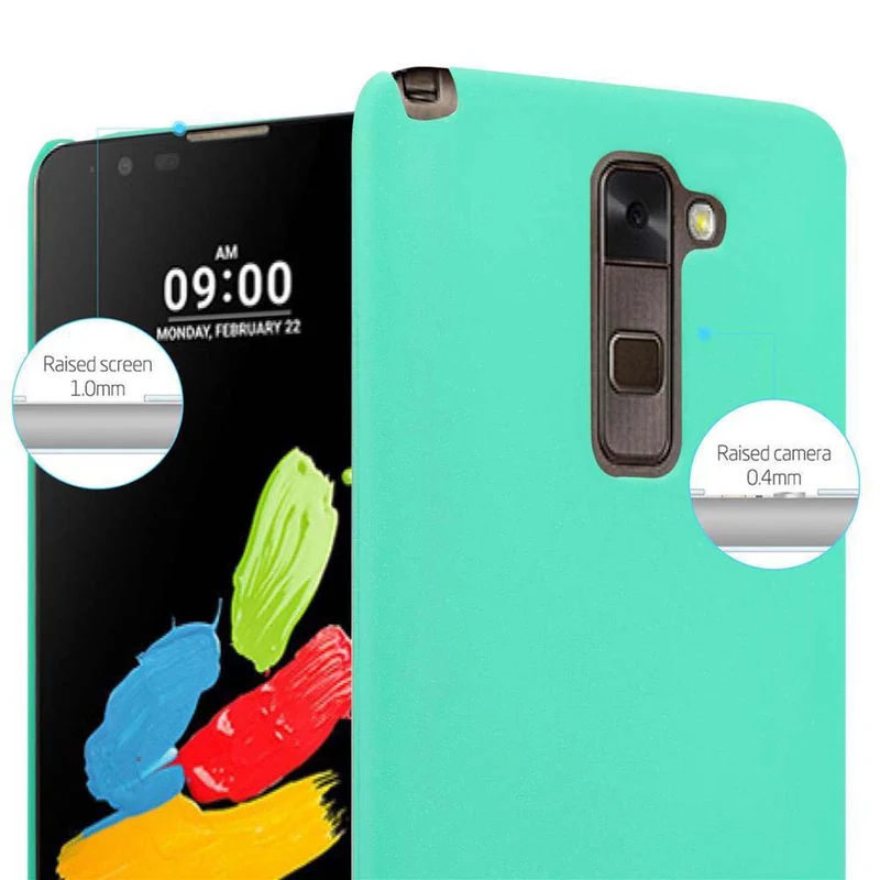 Cadorabo Hülle kompatibel mit LG STYLUS 2 Hard Case Schutzhülle in Frosted Optik gegen Kratzer und Stöße