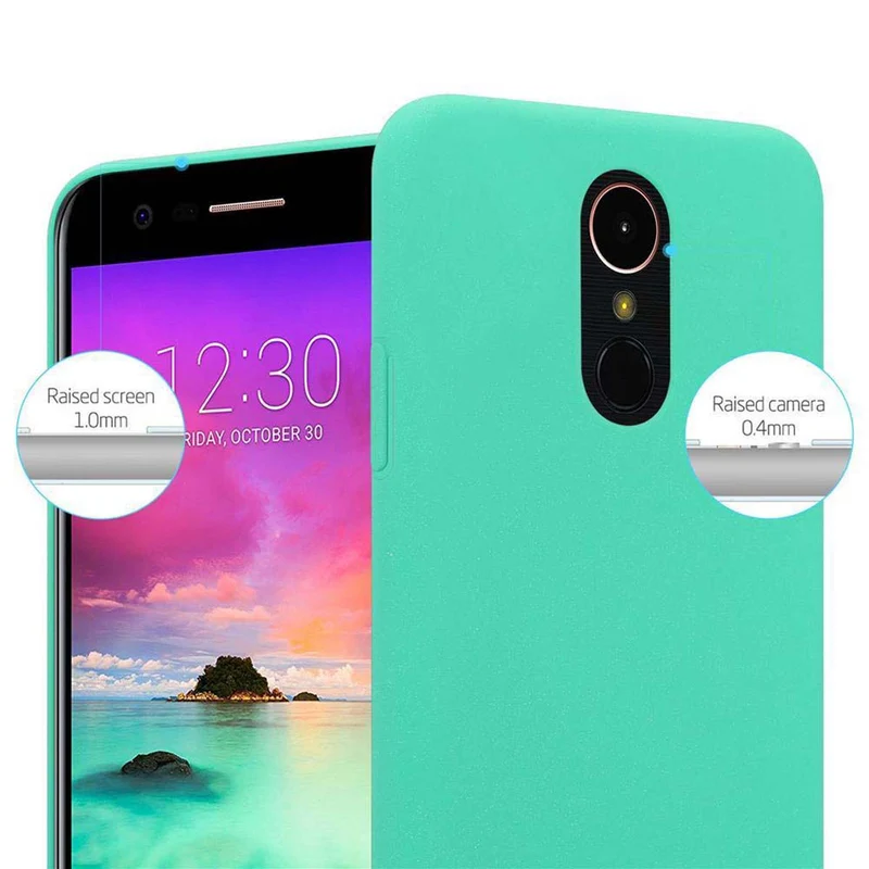 Cadorabo Hülle kompatibel mit LG K10 2017 Hard Case Schutzhülle in Frosted Optik gegen Kratzer und Stöße