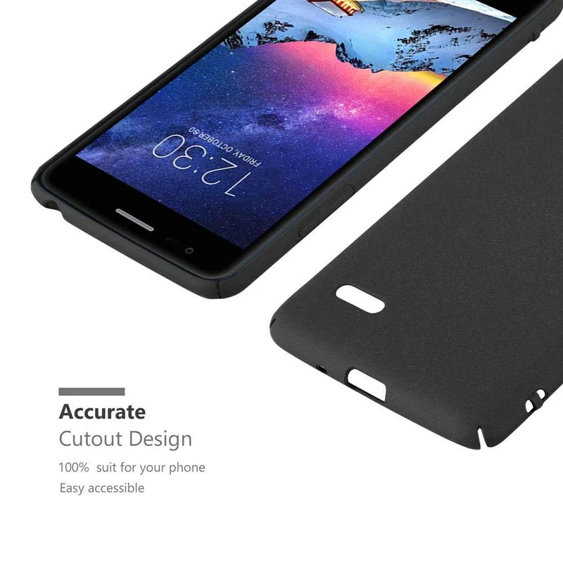 Cadorabo Hülle kompatibel mit LG K8 2017 Hard Case Schutzhülle in Frosted Optik gegen Kratzer und Stöße