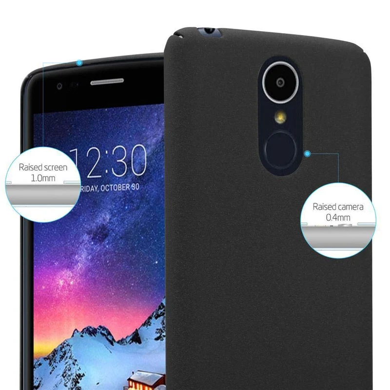 Cadorabo Hülle kompatibel mit LG K8 2017 Hard Case Schutzhülle in Frosted Optik gegen Kratzer und Stöße